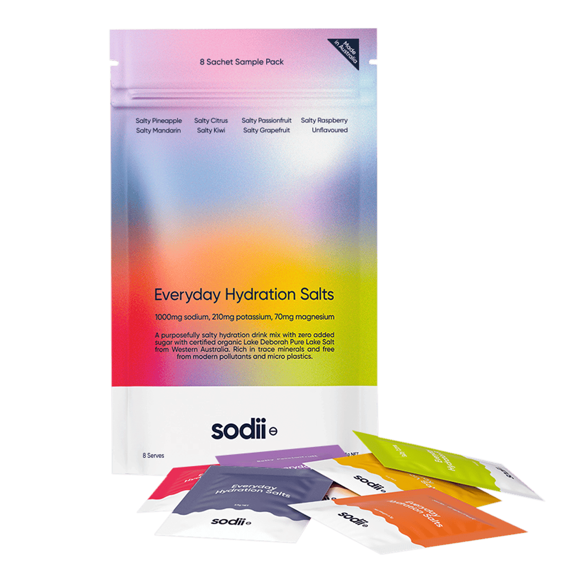 Sodii 8 Sachet Sample Pack