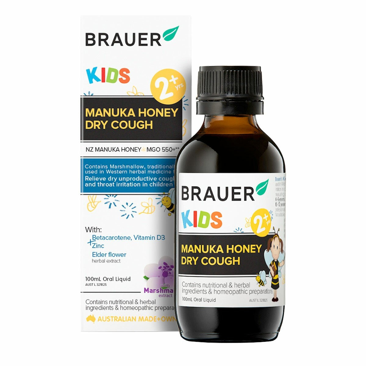 Brauer Kids Manuka Honey Dry Cough