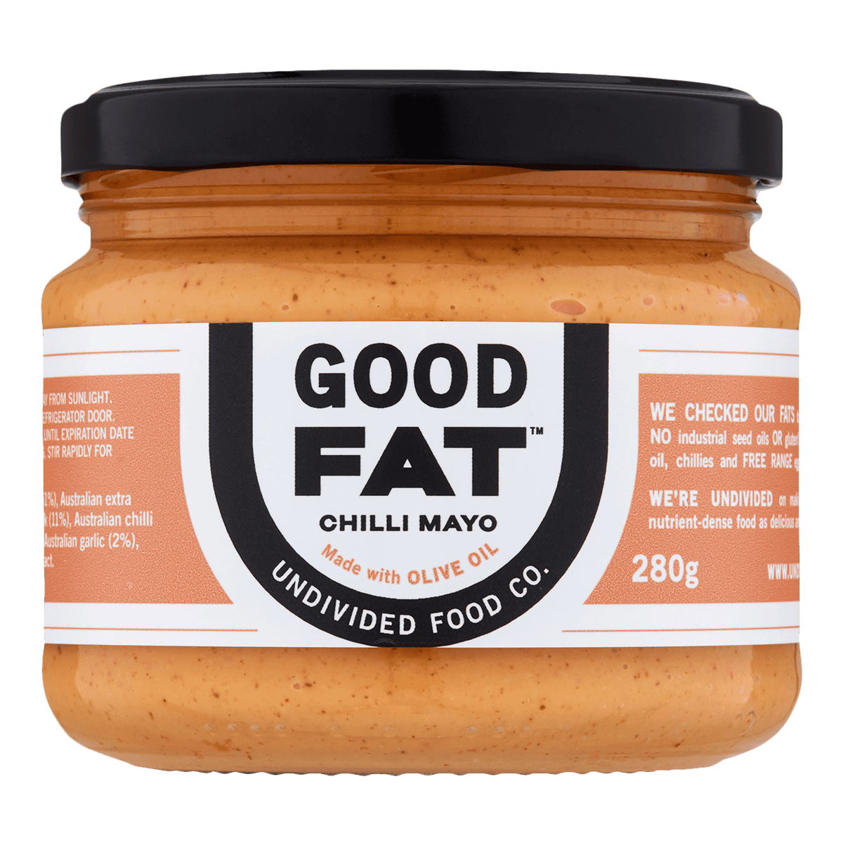 Undivided Food Co. Good Fat Chilli Mayo