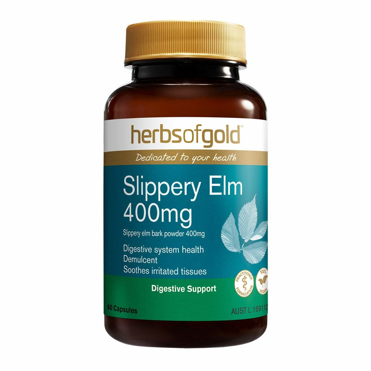 Herbs of Gold Slippery Elm 400mg