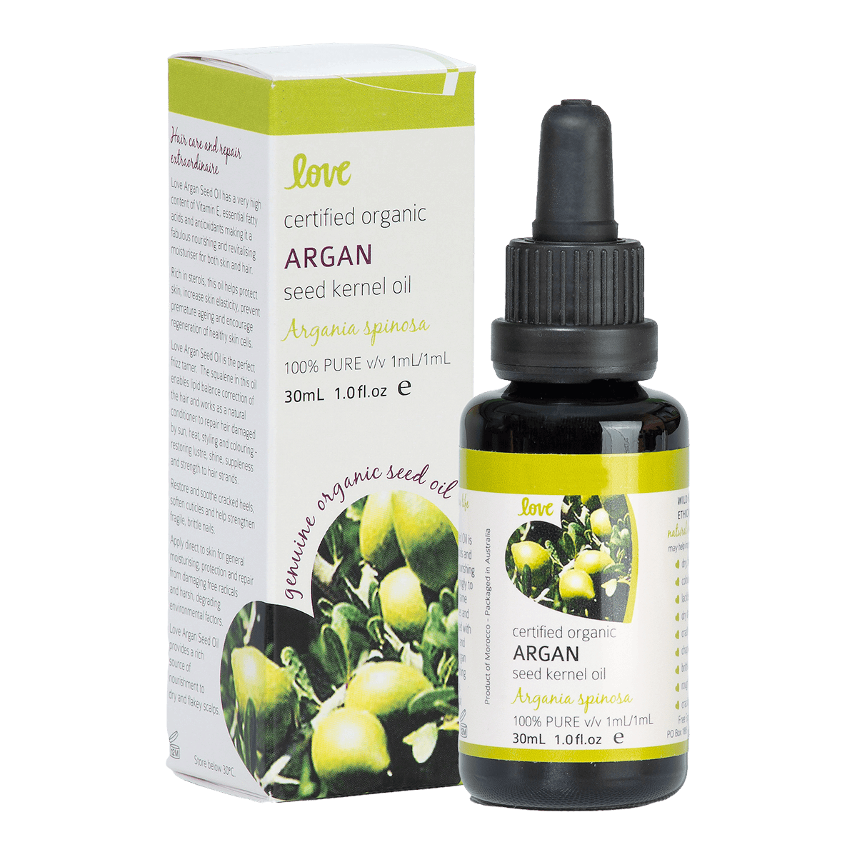 Love Oils Argan Seed Kernel Oil