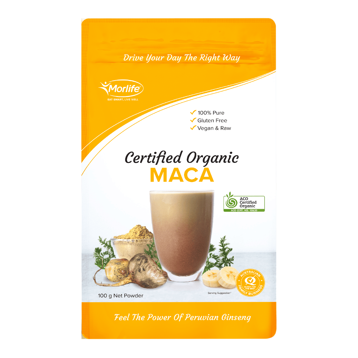 Morlife Maca Powder Certified Organic