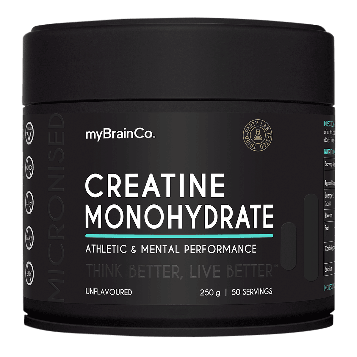 myBrainCo. Creatine Monohydrate