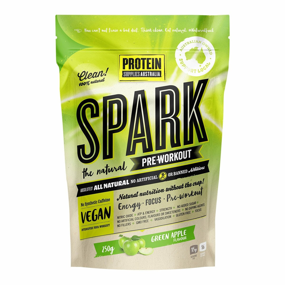 Protein Supplies Spark Pre-Workout