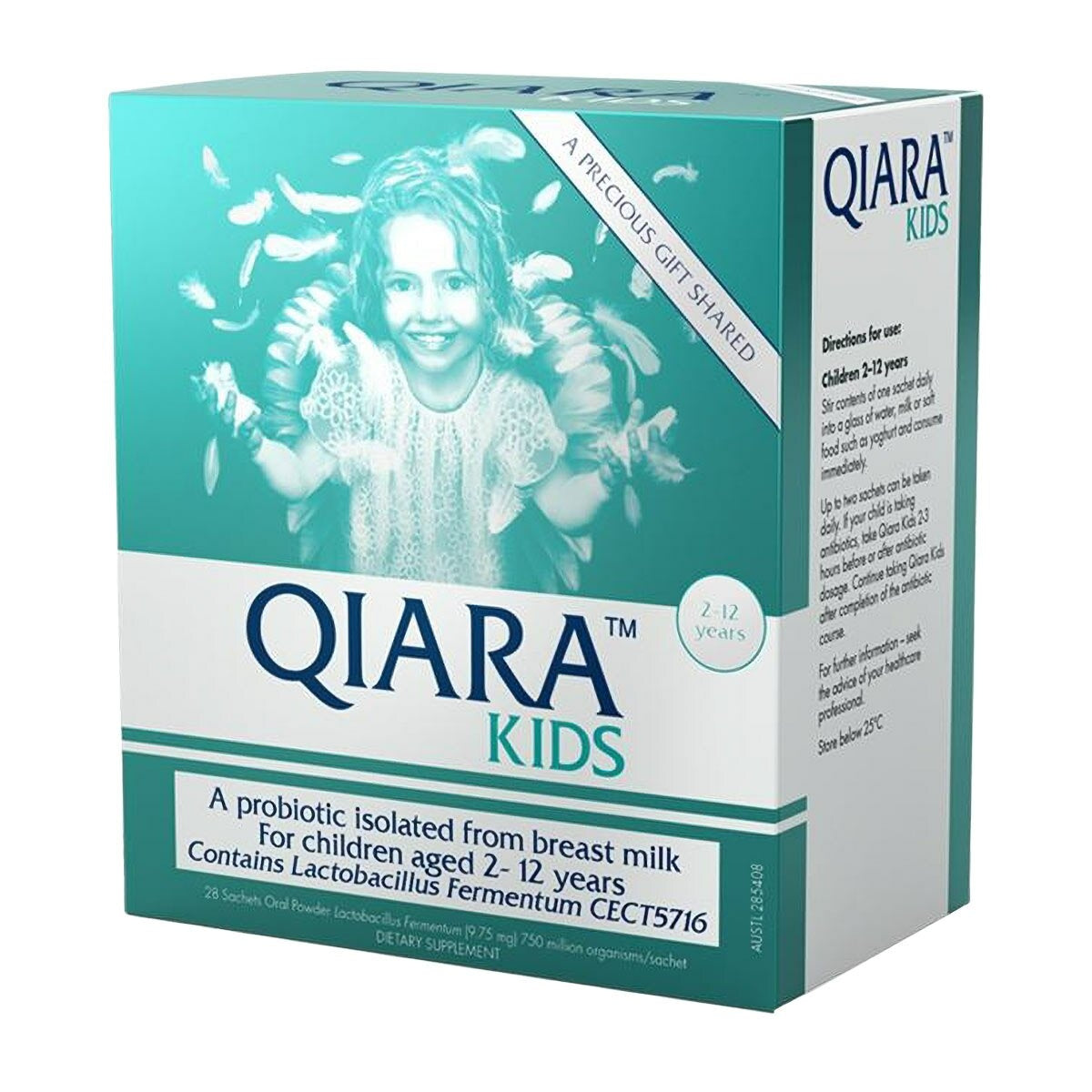 Qiara Single strain probiotic suitable for kids (2 - 12 years)