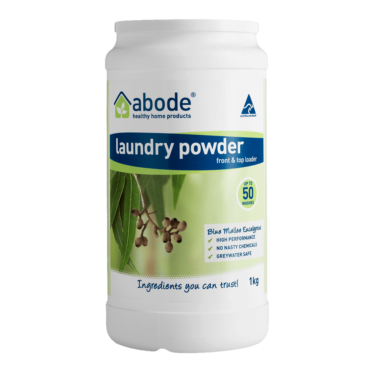 Abode Front & Top Loader Laundry Powder