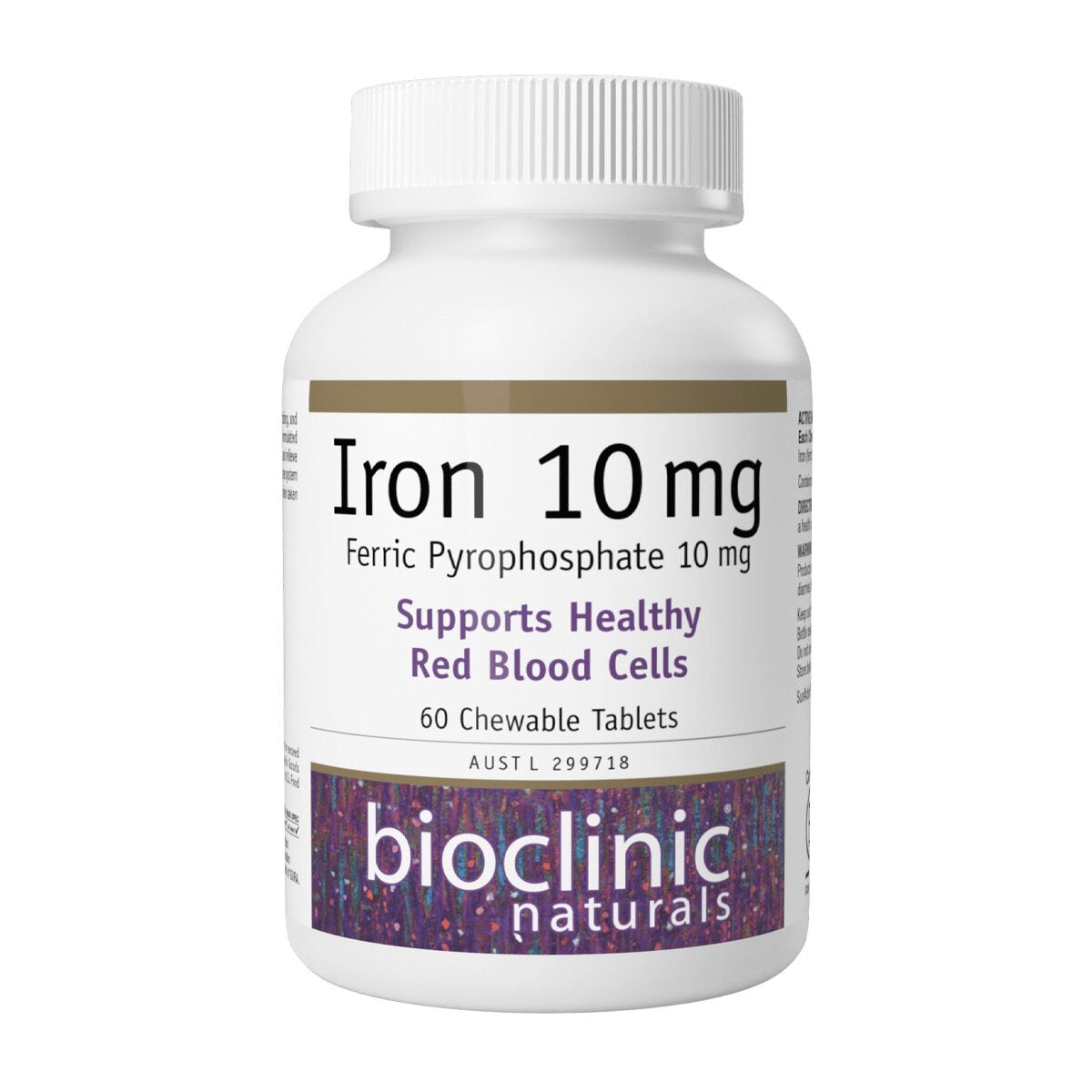 Bioclinic Naturals Iron 10 mg