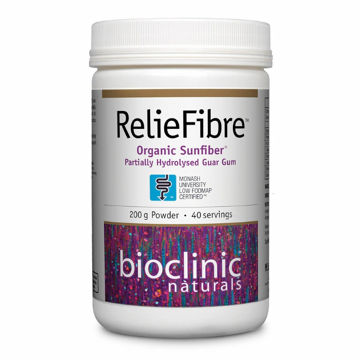 Bioclinic Naturals Organic Sunfibre® natural galactomannan from PHGG
