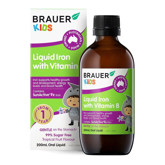 Brauer Kids Liquid Iron With Vitamin B