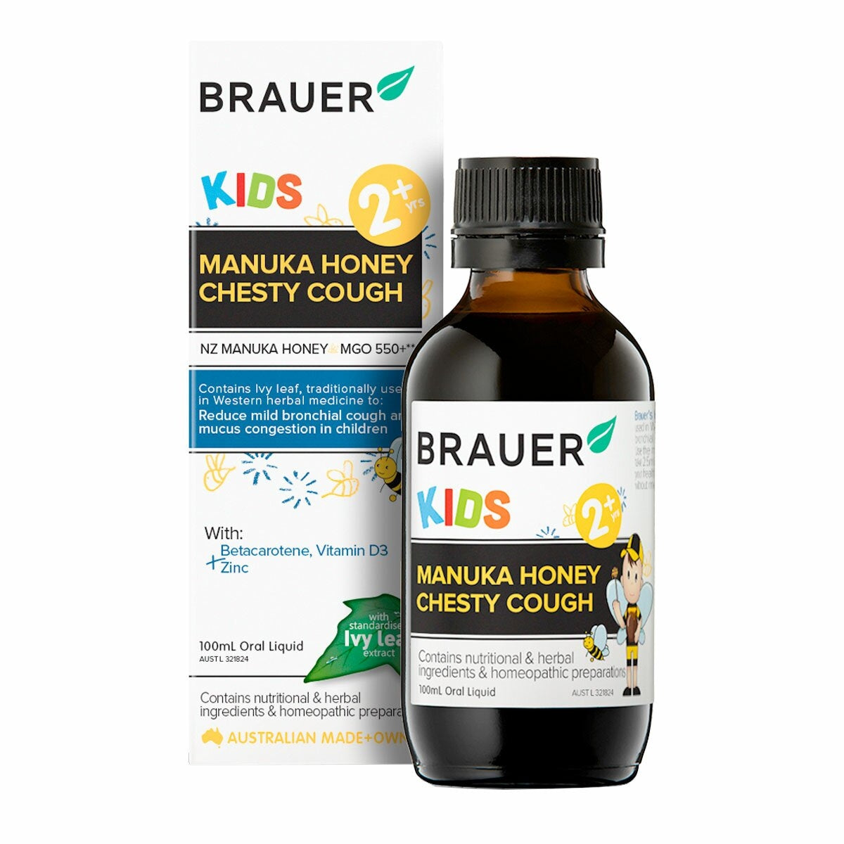 Brauer Kids Manuka Honey Chesty Cough