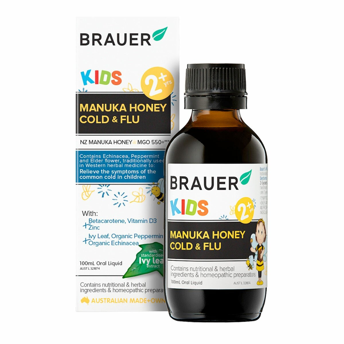 Brauer Kids Manuka Honey Cold & Flu
