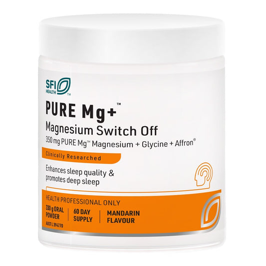 SFI Health PURE Mg+ Magnesium Switch Off
