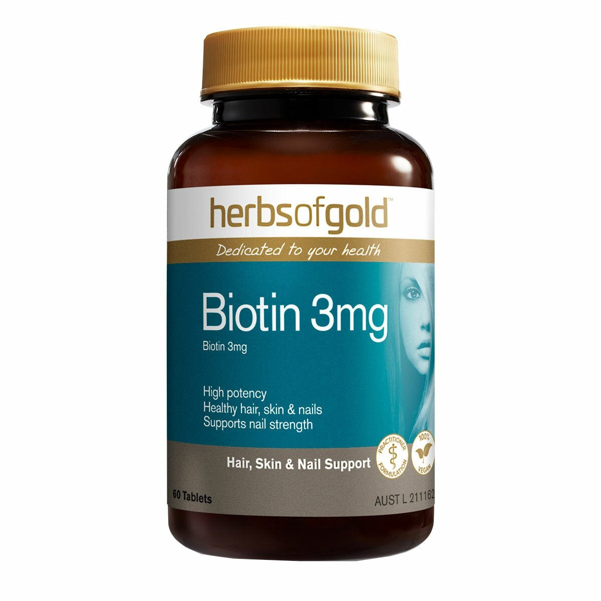 Herbs of Gold Biotin 3mg