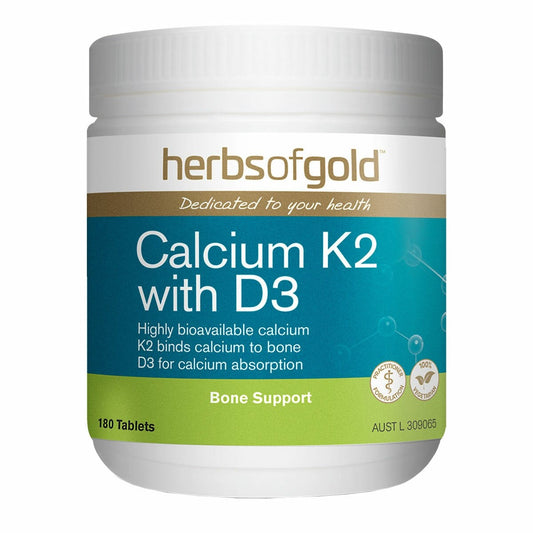 Herbs of Gold Calcium K2 with D3