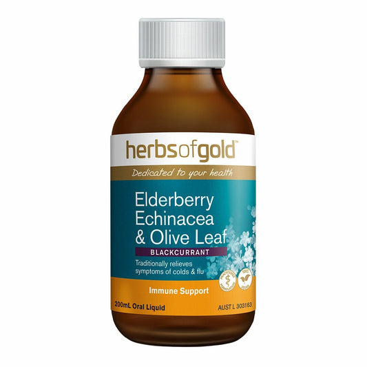 Herbs of Gold Elderberry Echinacea & Olive Leaf