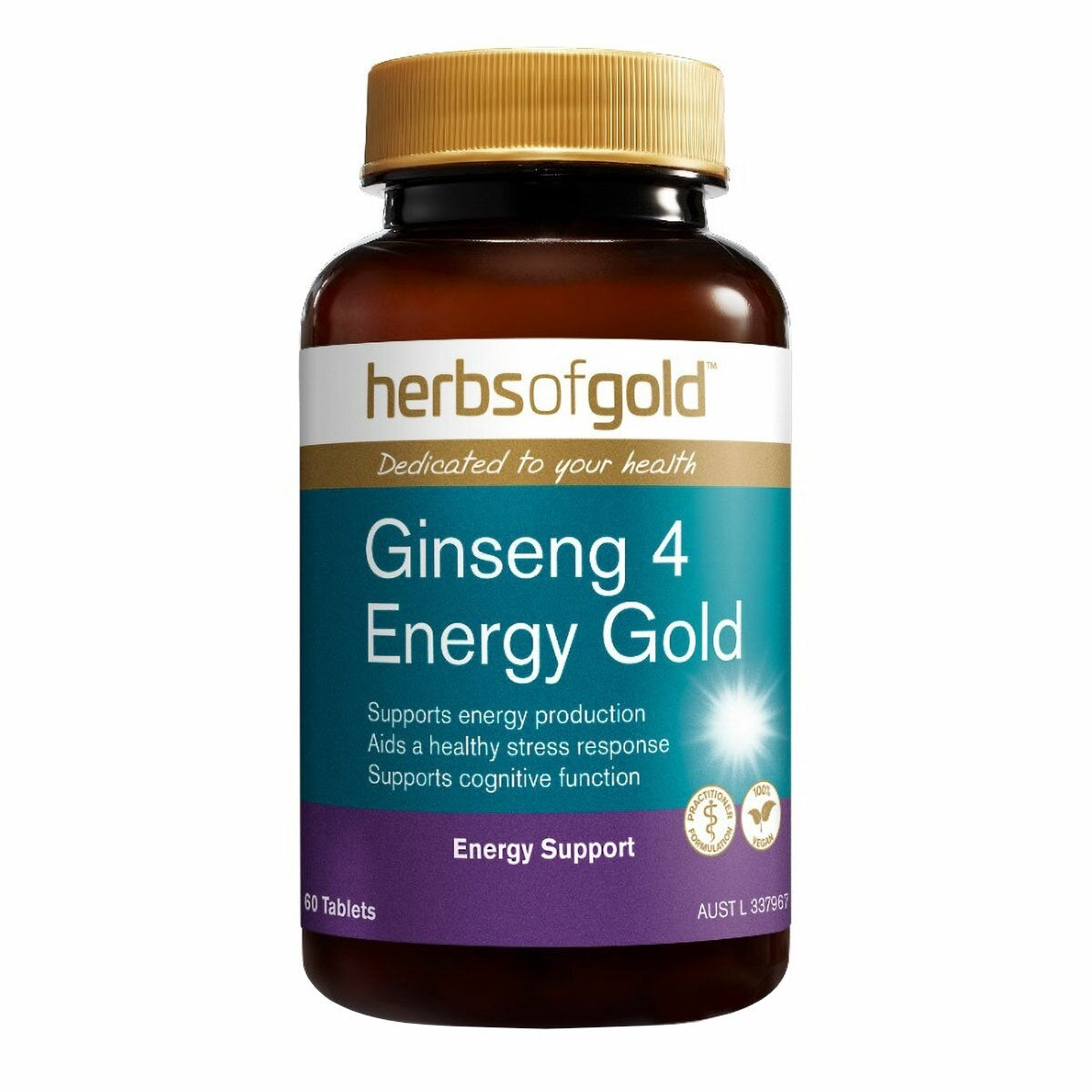 Herbs of Gold Ginseng 4 Energy Gold
