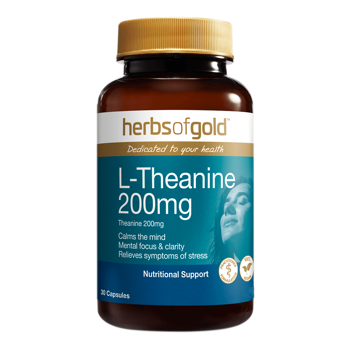 Herbs of Gold L-Theanine 200mg