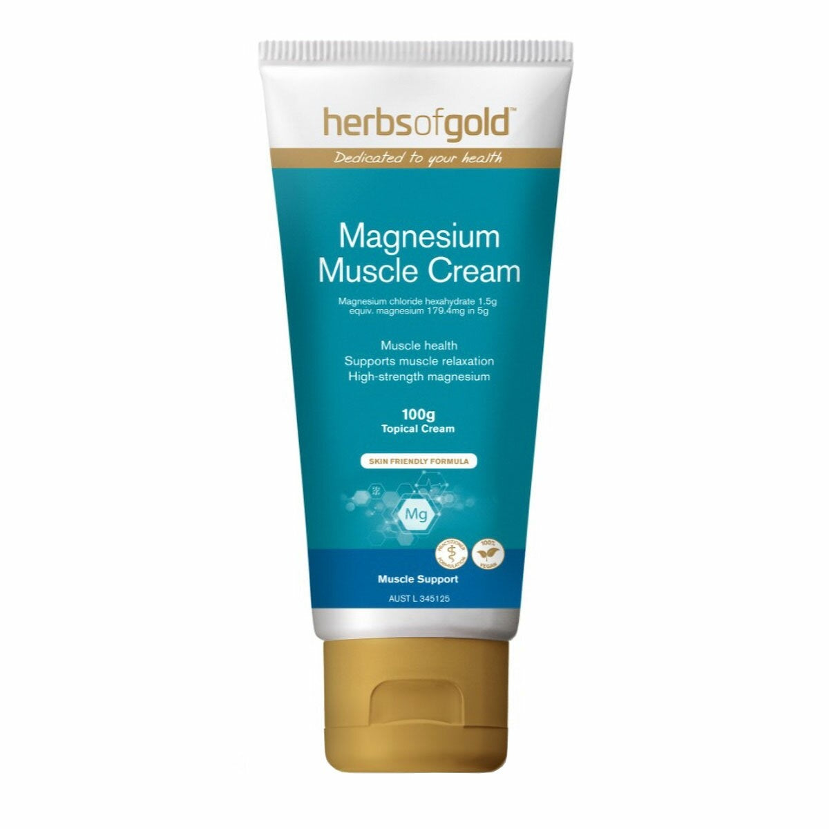 Herbs of Gold Magnesium Muscle Cream