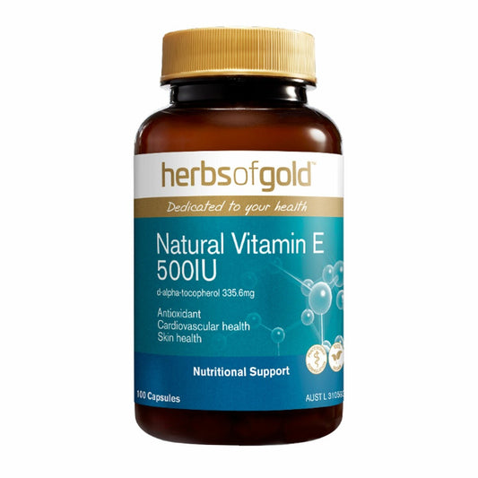 Herbs of Gold Natural Vitamin E 500IU