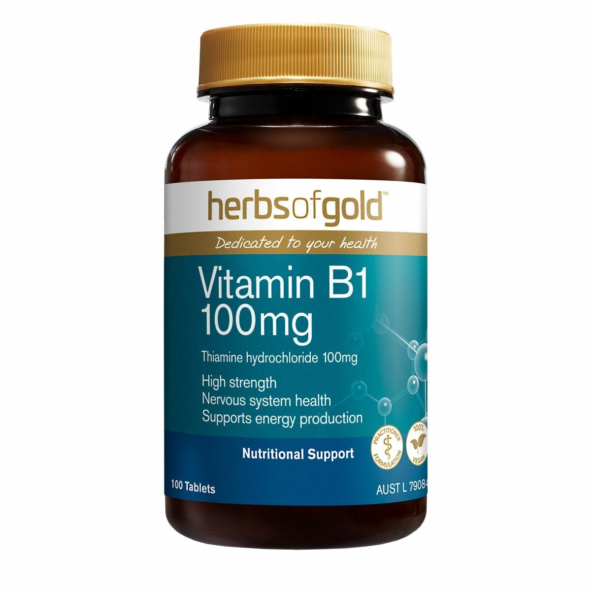 Herbs of Gold Vitamin B1 100mg