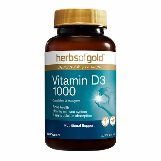 Herbs of Gold Vitamin D3 1000