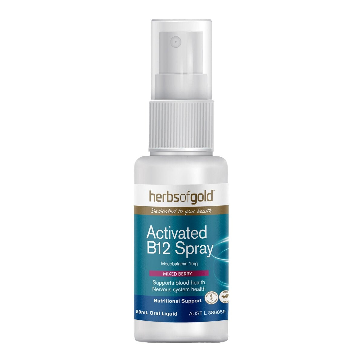 Herbs of Gold Activated B12 Spray