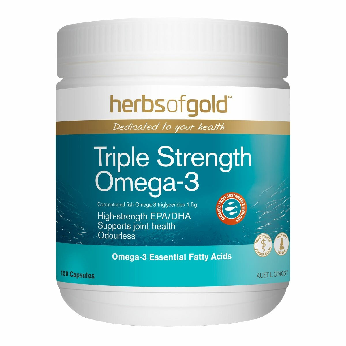 Herbs of Gold Triple Strength Omega-3