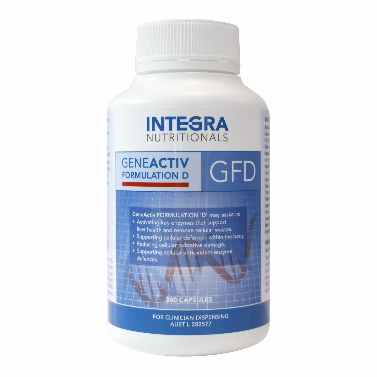 Integra Nutritionals GeneActiv Formulation GFD - 360 caps