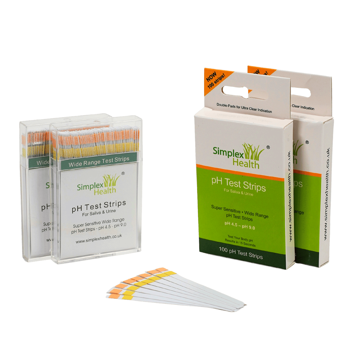 Simplex Health pH Test Strips