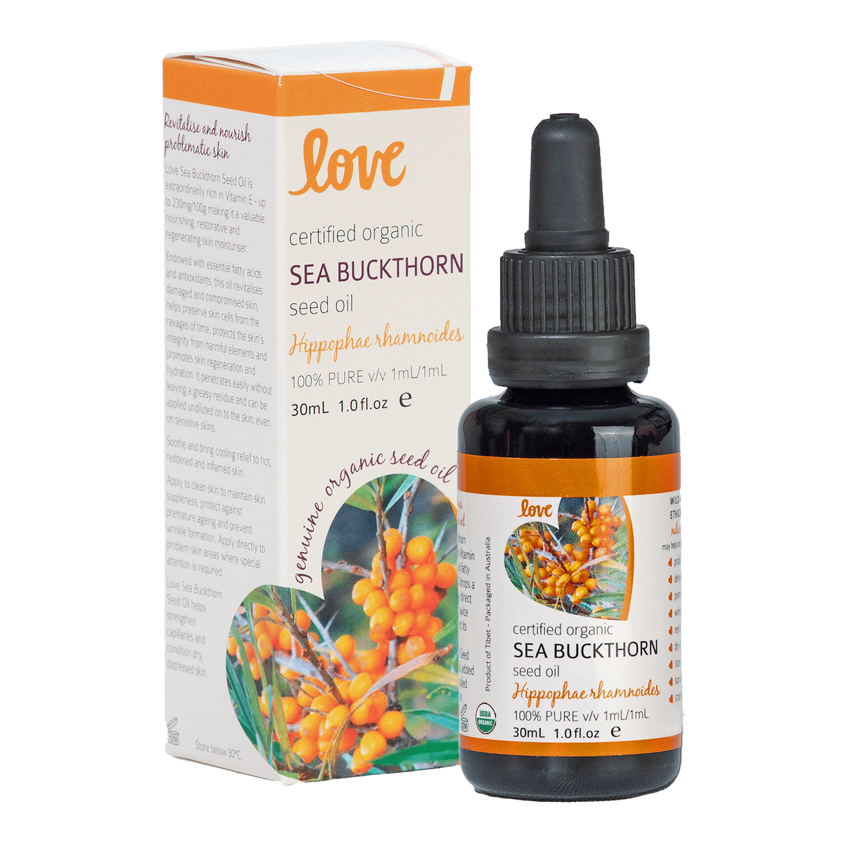 Love Oils Sea Buckthorn Seed Oil