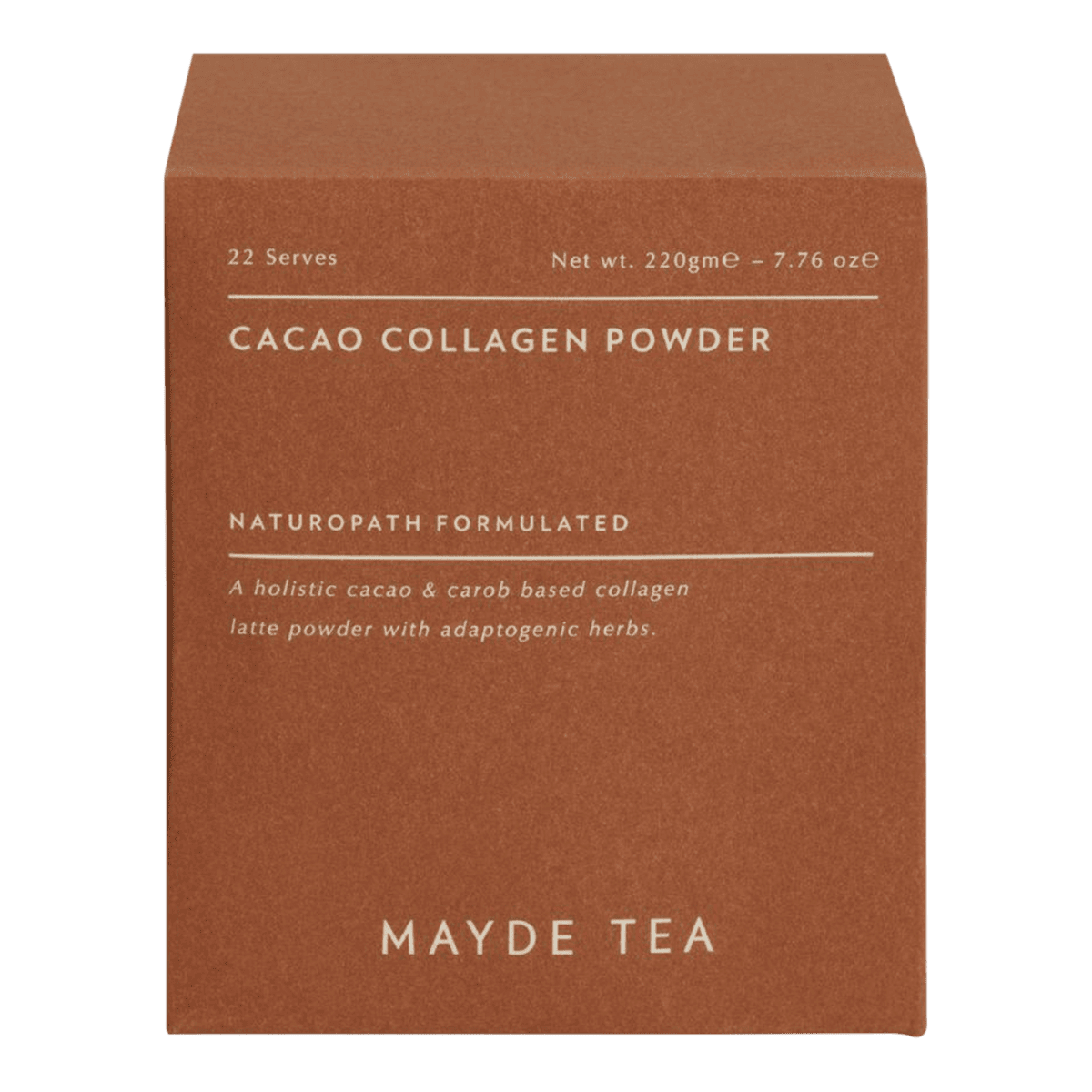 Mayde Tea Cacao Collagen Powder