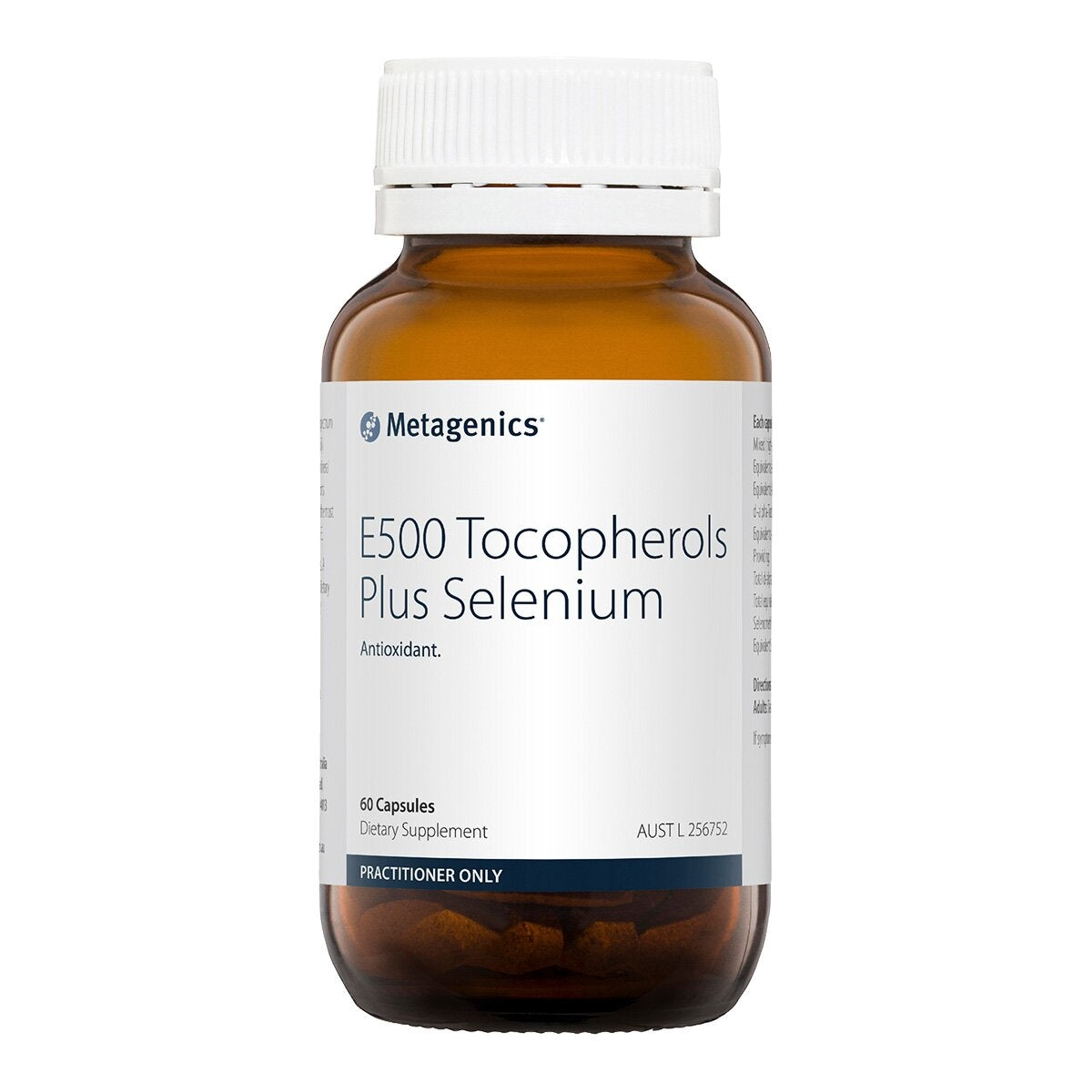 Metagenics E500 Tocopherols + Selenium
