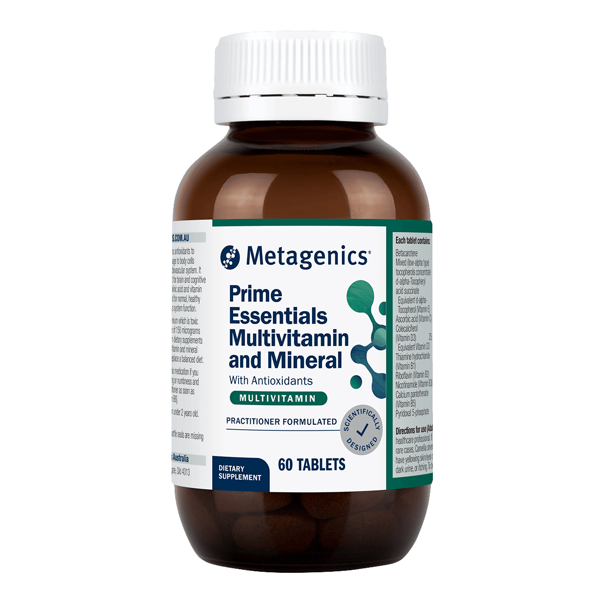 Metagenics Prime Essentials Multivitamin and Mineral