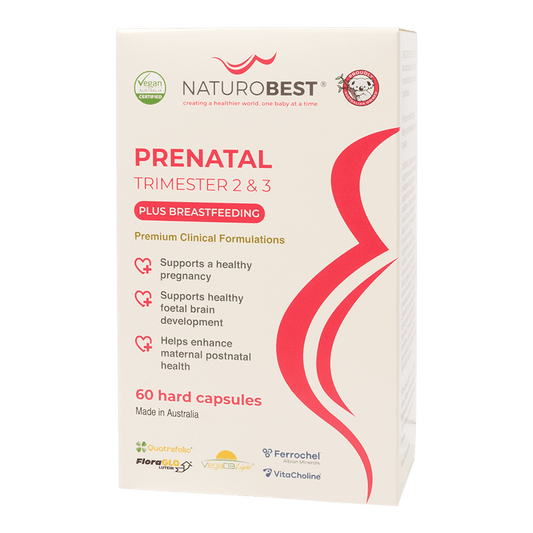 NaturoBest Prenatal Trimester 2 & 3 Plus Breastfeeding