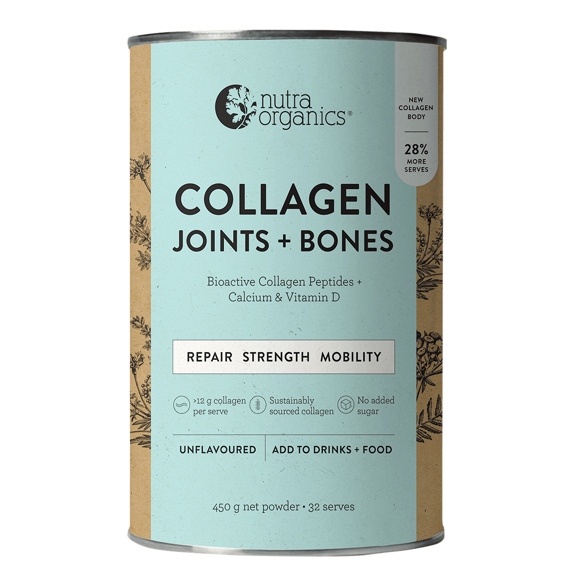 Nutra Organics Collagen Joints + Bones
