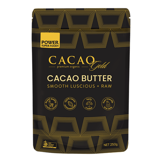 Power Super Foods Cacao Gold Raw Cacao Butter