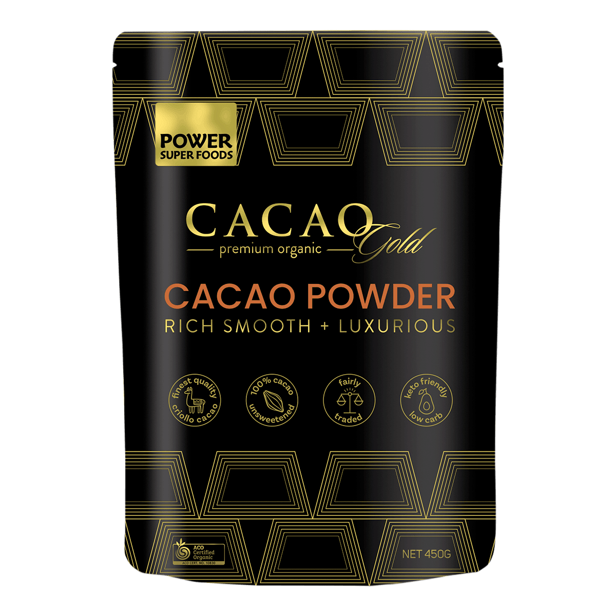 Power Super Foods Cacao Gold Organic Cacao Powder