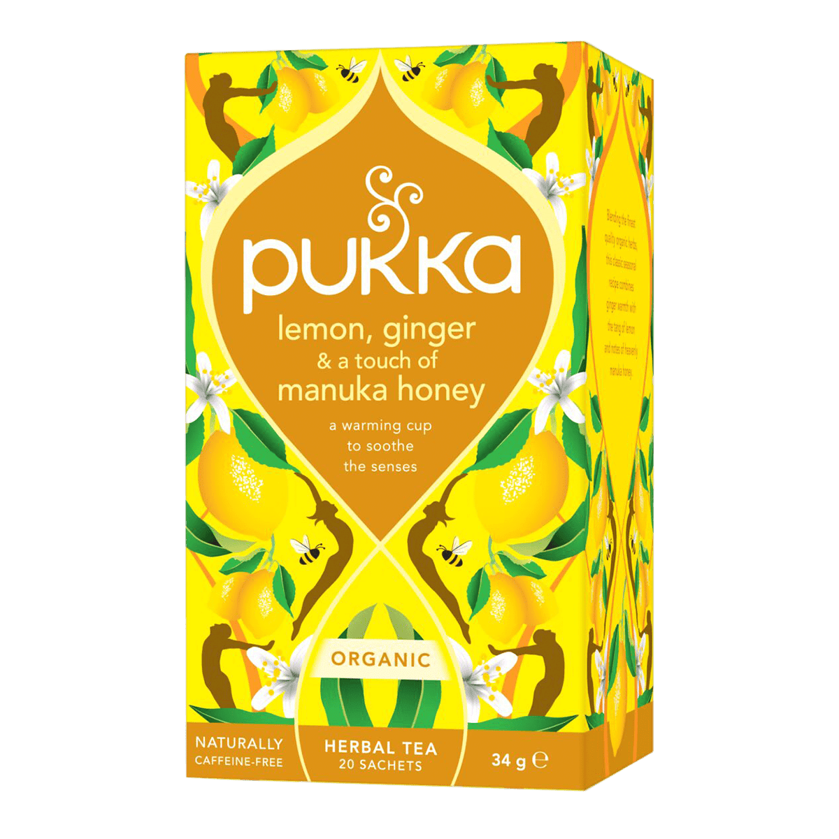 Pukka Herbs Lemon Ginger & a touch of Manuka Honey