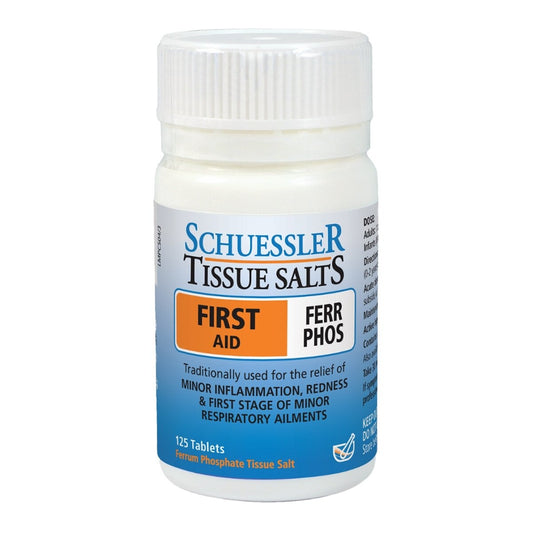 Schuessler Tissue Salts First Aid Ferr Phos