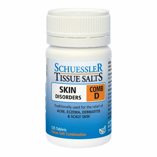 Schuessler Tissue Salts Skin Disorders Combination D