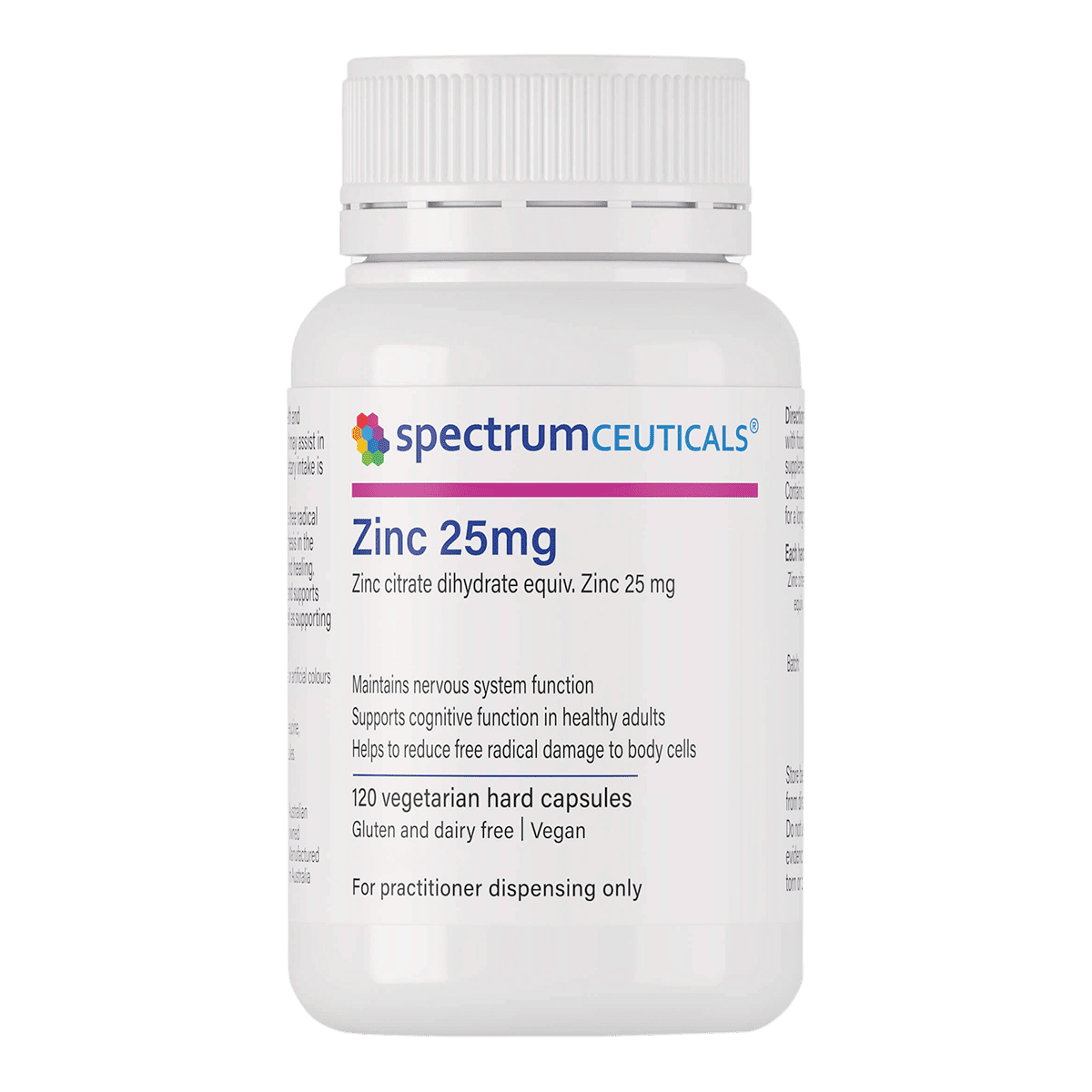Spectrumceuticals Zinc 25mg