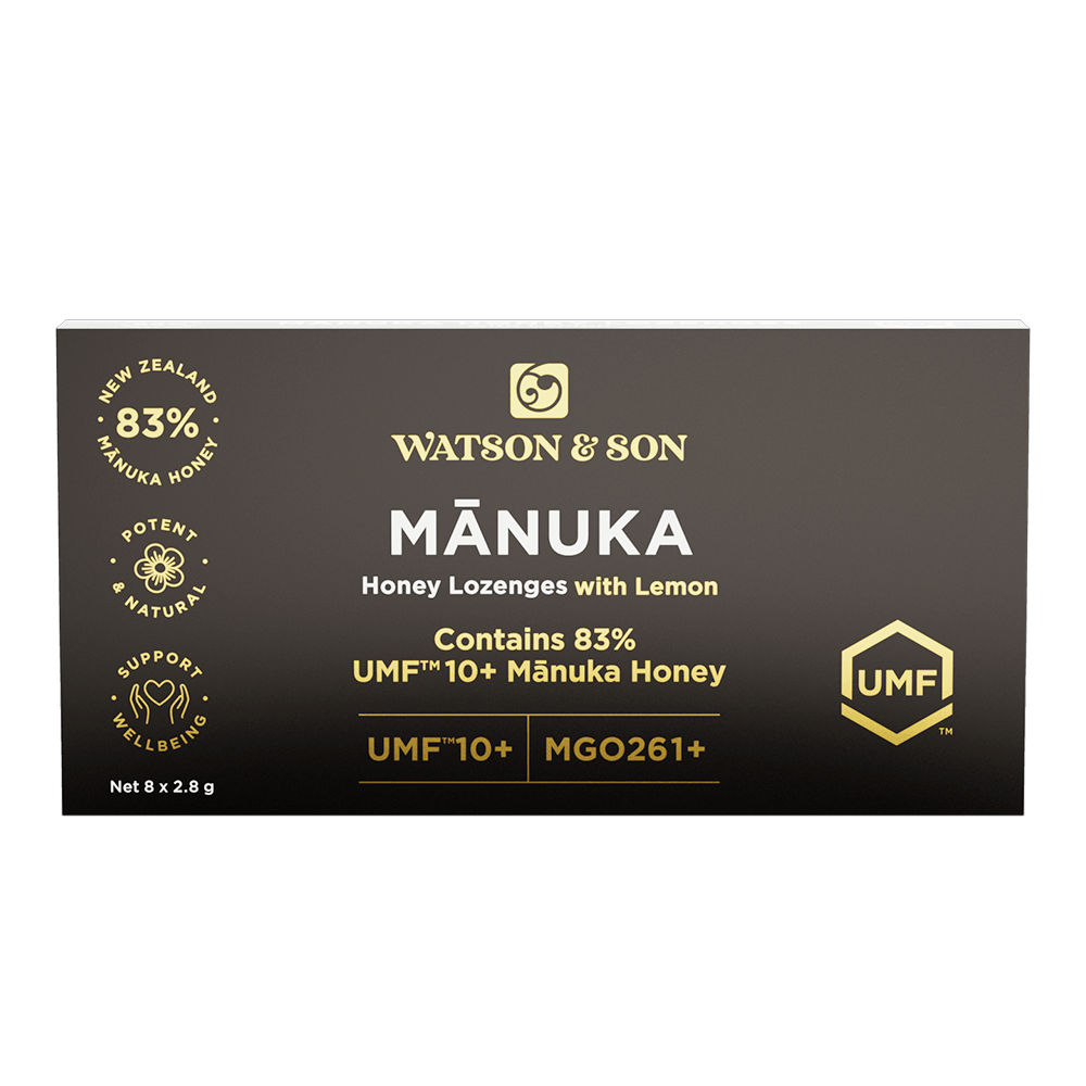 Watson and Son Manuka Lozenges Honey & Lemon UMF 10+/MGO 261+